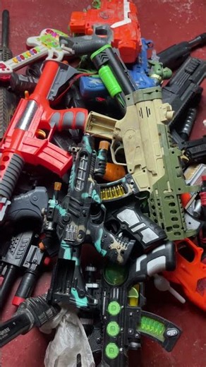 Green Minigun, AWM Sniper #toys #nerfsniper #nerf #toyreview #toyguns #unboxing