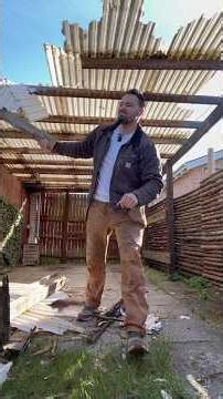 Renovering af carport - det gik ikke som planlagt…. #tømrer