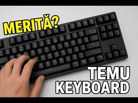 🔥 AM LUAT O TASTATURĂ DE PE TEMU… MERITĂ SAU NU? 😳