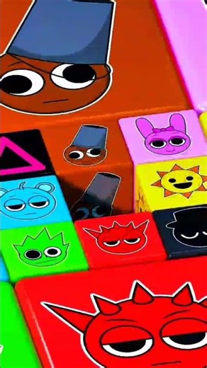 #asrm Cute Color Blocks Animation Loop | Satisfying Visual for Relaxing
