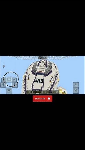 I Build a Futuristic Spaceship 🤯 | #minecraft #spaceship #viralshorts #dream