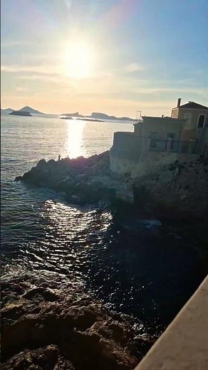 Coucher du soleil, Corniche Kennedy, Marseille