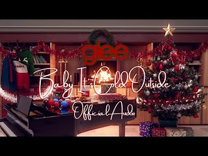 Glee - Baby Its Cold Outside (Official Fireplace Video)