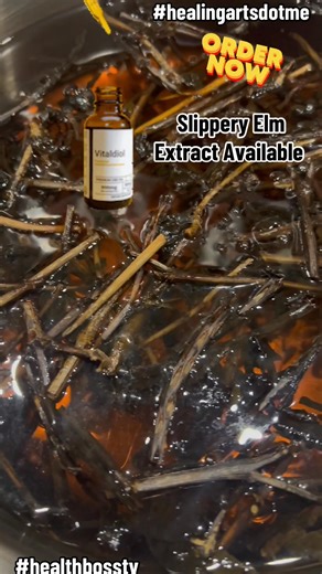 Get Slippery Elm Extract Here! Benefits: Cough • Sore Throat • Diarrhea • Stomach Issues #HealthBossTV #HealingArts #HealingArtsApothecary #Healingartsme #Healthbosstv #BeYourOwnHealthBoss #Health #Slipperyelm #Cough #Sorethroat #Diarrhea #Stomach | Healing Arts