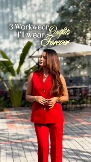 Madhavi Sisodia on Instagram: "Clean silhouettes, sharp tailoring, and effortless comfort — perfect for long office days and important meetings. Wearing Exude workwear because power dressing starts with feeling confident in what you wear. Minimal. Professional. Timeless. Which one is your work-day pick? 👇 🔗 www.exude.in ( workwear outfits, office wear for women, professional outfits, corporate fashion, formal wear women, office lookbook, power dressing, workwear reel, office styling, formal ou