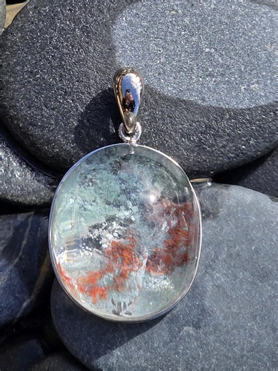 Pastel Garden Quartz Pendant |sterling Silver - Etsy