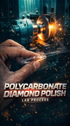 How To Polish Polycarbonate Lenses | Rimless Polycarbonate Diamond Polish