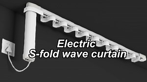 Manufacturer Smart Home Products Motorized Aluminum Alloy Curtain Motor and Track Ceiling Electric Curtain Track Rail