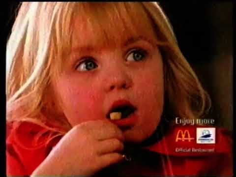 Double McDonald's Advert - English Lessons And Sharing | 1998 and 2003