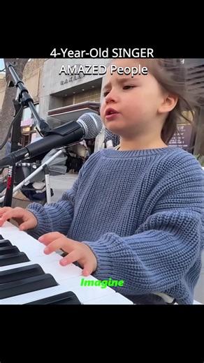 Small voice, big emotion — a 4-year-old singer who stunned the world. #4YearOldSinger #YoungTalent #childprodigyn