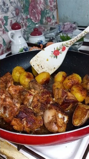 The right way to make Brinjal chicken fry in world #food ,#viralvideo