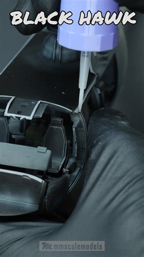 Assembling the fuselage - Join me on patreon.com/metodi for exclusive content, 3D printable items, early access and more #plasticmodel #scalemodel #scalemodelsworld #helicopter MH-60L Black Hawk 160th SOAR Night Stalkers | MM scale models