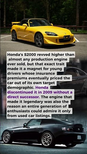 Honda Killed the S2000 Because Nobody Could Insure a 9,000 RPM Roadster Cheaply