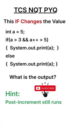 This IF Changes the Value ❌ | TCS NQT Coding PYQ