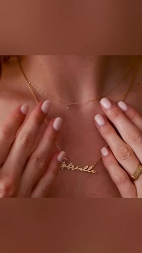 Best Seller this month - Script Name Necklace ⚡ | Posh Totty Designs