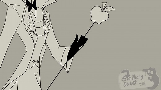 Radioapple Animatic: Alastor and Lucifer Morningstar in Hazbin Hotel