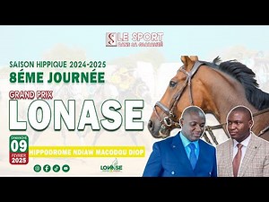 8EME JOURNEE GRAND PRIX LONASE HIPPIQUE 2024 - 2025 DIMANCHE 09 FEVRIER 2025.