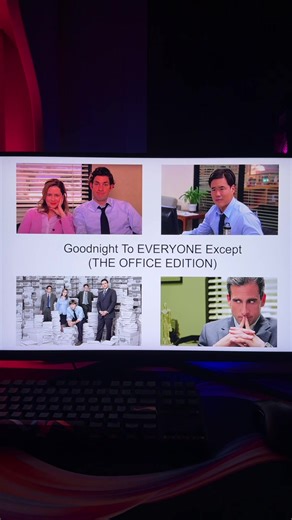 The office #goodnighttoeveryoneexcept #theoffice #office | The Office