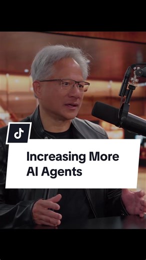 Jensen Huang believes the number of agents will continue to grow exponentially!