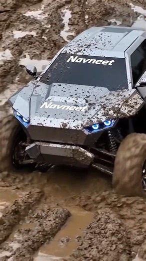 Robot car offroad in mud 👌
