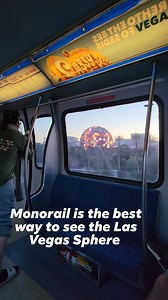 17K views · 1K reactions | Monorail is the best way to see the Las Vegas Sphere | Sin City Las Vegas | Facebook