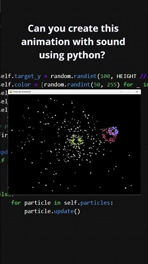 Create an Amazing Fireworks Animation in Python! 🎆