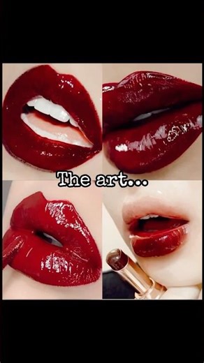 Cherry Cola Lips Tutorial 🍒✨ The Glossy Red Everyone Is Obsessed With #shorts #trending #makeup