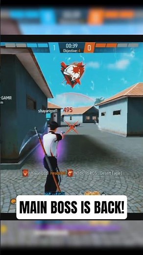 MAIN BOSS IS BACK🔥Unstoppable Ace Moment in Free Fire❤️Epic Comeback Gameplay🥳