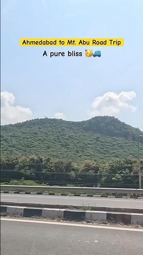 Ahmedabad to Mount Abu road trip. Full video on channel. #travel #vlogs #roadtrip #mountabu #viral