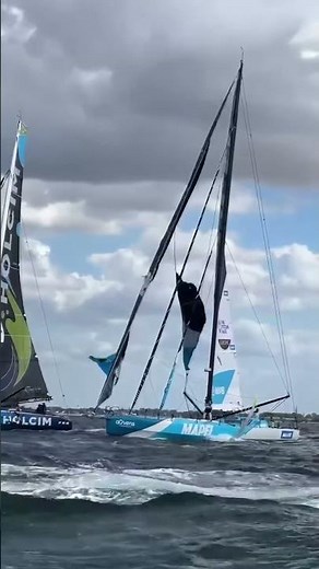 Spectacular collision causes early end to first leg of Ocean Race Europe