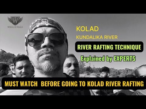 DAR KE AAGE JEET HAI 😱 | River Rafting Technique | Basics of Rever rafting #kolad #riverrafting