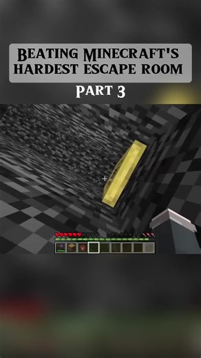 Beating Minecraft's hardest escape room part3 #minecraft #fyp #forupage #viralvideos