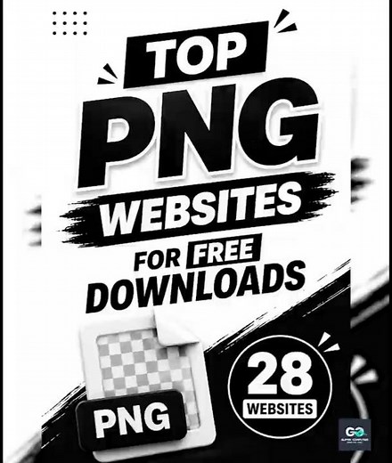Top 28 Websites for Free PNG Downloads | Graphic Design ke liye Best Sites 😱#key #keywords