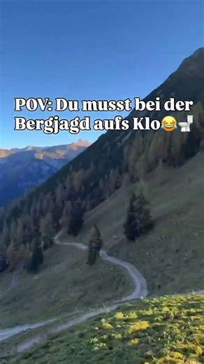 POV: Bergjagd – wenn die Blase mitten im Nirgendwo übernimmt 😂⛰️ #jagd #hunting #waidmannsheil