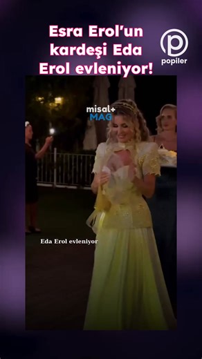 Ekranların sevilen yüzü Esra Erol'un kardeşi Eda Erol, Ekrem Karaçayır’la dünyaevine giriyor!! Çiftin kına gecesi yeni gerçekleşti. 💍 #EsraErol #EdaErol #Düğün #Magazin #Popüler | Popiler