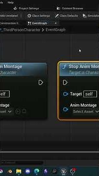 UE5 BP Tutorial–Stop Anim Montage Explained(Cancel Attacks,Reset Animations &Clean Transitions)