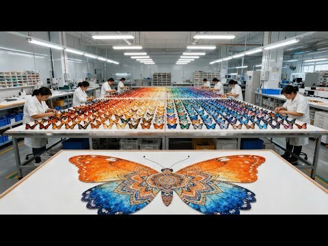 Inside a Butterfly Color Factory 🦋 How Natural Pigments & Structural Colors Are Created