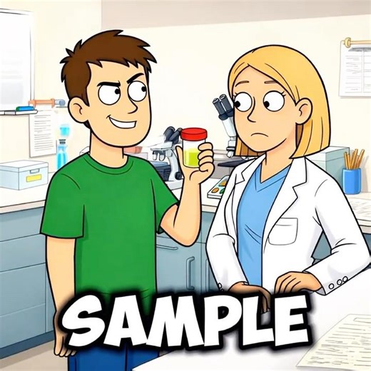 He Brought a Urine Sample After Drinking Gallons of Beer 😂 | Funny Cartoon Short #funny #cartoon