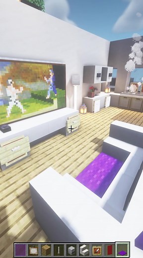 TV y Sofa...#minecraft #minecraftbuilding #minecrafttutorial #minecrafthacks #minecrafter #viral #famous #blowthisup #recommendations #fyp #fypシ #mine