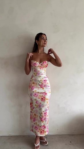 Inoava.com: #womensleevelessparttydress: #partyminidress: #clubpartydress: #backlessminidress: #eveningdress: Floral Long Summer Low Neck Backless Sexy Skinny Dress: https://inoava.com/product/floral-long-summer-low-neck-backless-sexy-skinny-dress/ | Inoava.com
