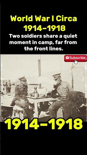 Rare WWI Soldier Camp Life Photo | Behind the Front Lines (1914–1918)