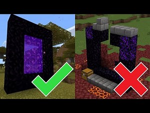 How To Build a Nether Portal
