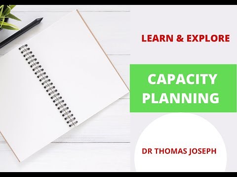 Learn & Explore: Capacity Planning with Dr Thomas Joseph