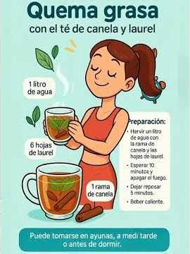 CÓMO QUEMAR GRASA con 2 ingredientes Canela y Laurel Funciona en 7 días 💪