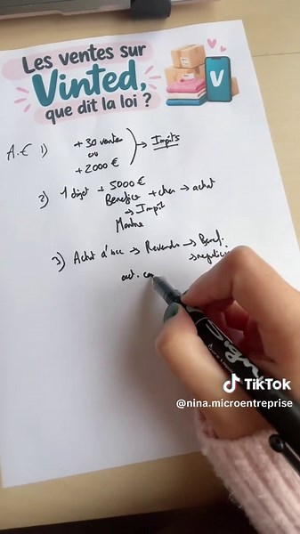 Lien en bio pour créer ta micro d’zchzt revente avec vinted