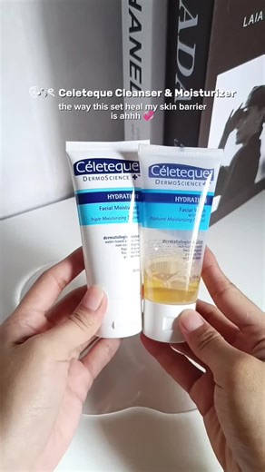 the og duo moisturizer and mild face wash way back then! dermatologists tested and non comedogenic pa! hindi nagcclog ng pores #celeteque #moisturizer #facewash #noncomedogenic #fyp