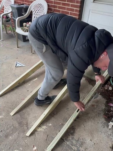 Cheap simple ramp over steps #mchandyman #diy #howto