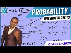Probability (ONESHOT) | CBSE class 11 maths | ch-14 NCERT revision
