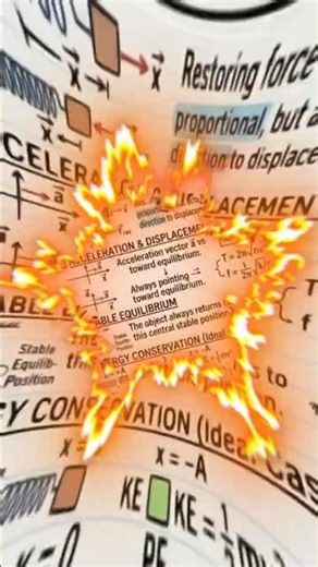 Don’t Memorize SHM… Understand It Like This! 😱 #physics #education #mdcat #fscphysics #testpapers