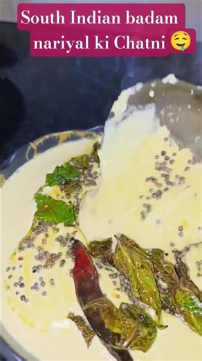 South Indian badam nariyal ki chutney🤤|| Bollywood #food #south #trending #trend #viral #viralvideo